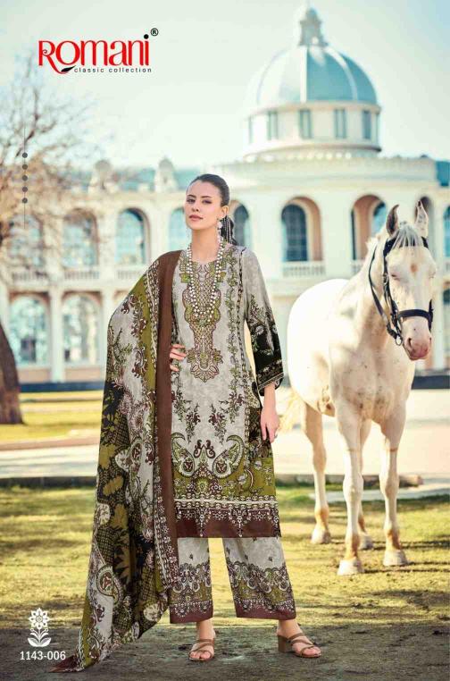 Romani Mahira Vol 8 Dress materials manufacturer in India - wholesale export